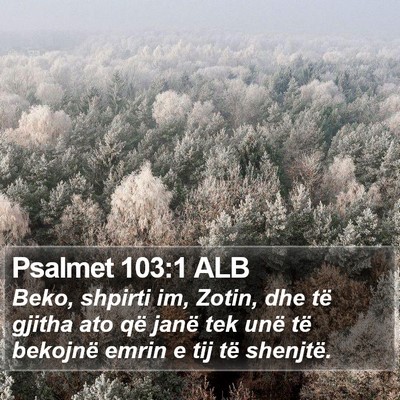 Psalmet 103:1 ALB Bible Verse Image