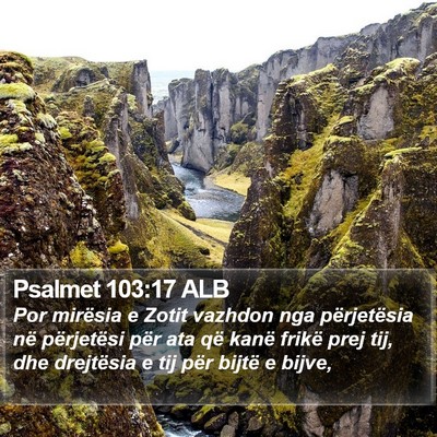 Psalmet 103:17 ALB Bible Verse Image