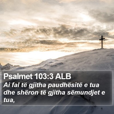 Psalmet 103:3 ALB Bible Verse Image