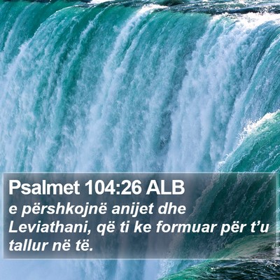 Psalmet 104:26 ALB Bible Verse Image