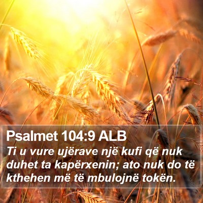 Psalmet 104:9 ALB Bible Verse Image