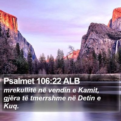 Psalmet 106:22 ALB Bible Verse Image