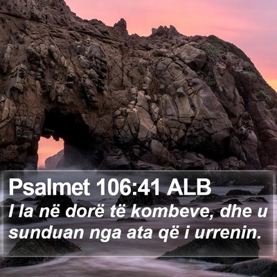 Psalmet 106:41 ALB Bible Verse Image