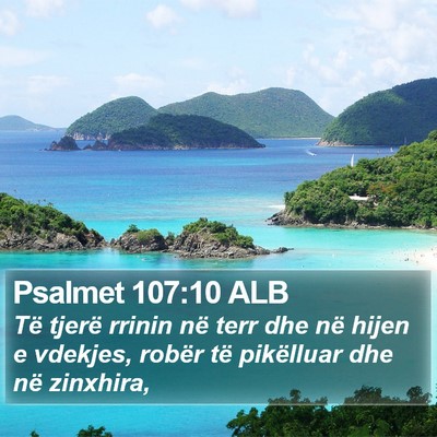 Psalmet 107:10 ALB Bible Verse Image