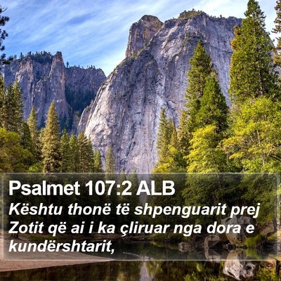 Psalmet 107:2 ALB Bible Verse Image