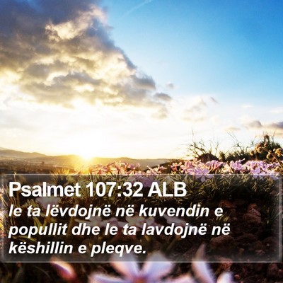 Psalmet 107:32 ALB Bible Verse Image