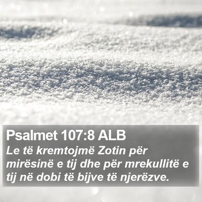 Psalmet 107:8 ALB Bible Verse Image