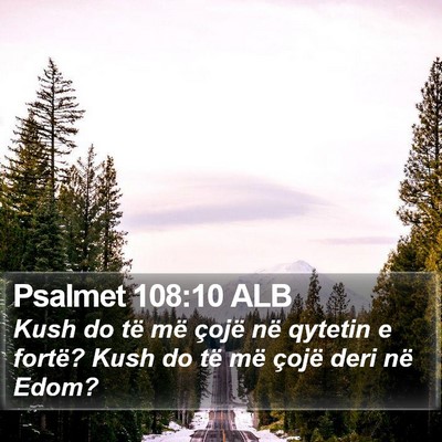 Psalmet 108:10 ALB Bible Verse Image