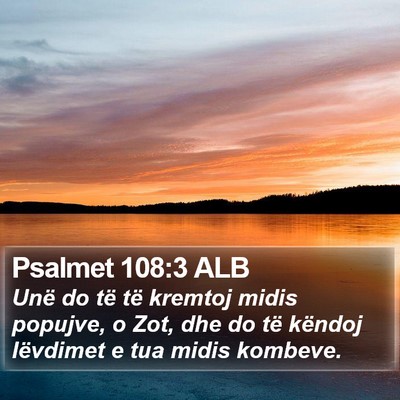Psalmet 108:3 ALB Bible Verse Image