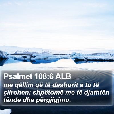 Psalmet 108:6 ALB Bible Verse Image