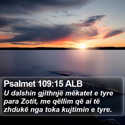 Psalmet 109:15 ALB Bible Verse Image