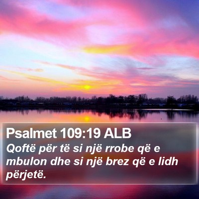Psalmet 109:19 ALB Bible Verse Image