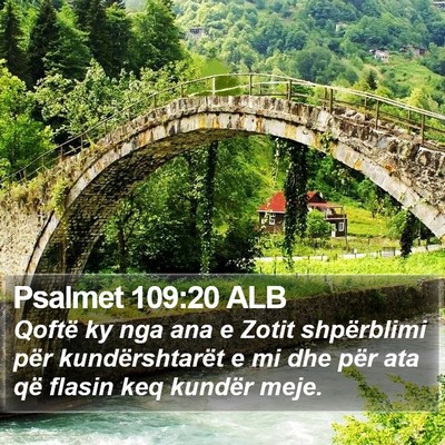 Psalmet 109:20 ALB Bible Verse Image