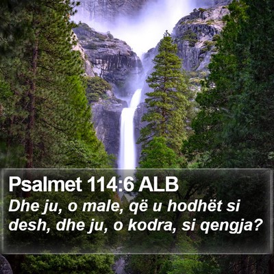 Psalmet 114:6 ALB Bible Verse Image