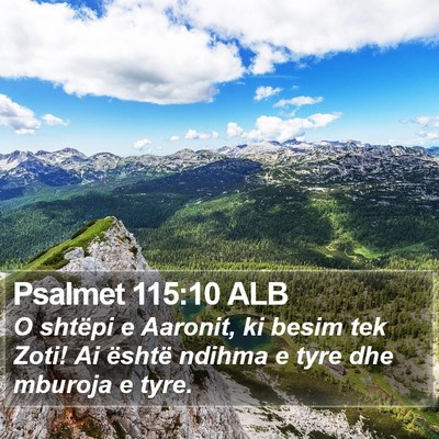 Psalmet 115:10 ALB Bible Verse Image