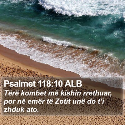 Psalmet 118:10 ALB Bible Verse Image