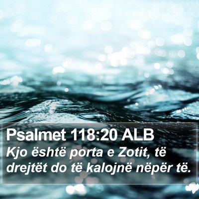 Psalmet 118:20 ALB Bible Verse Image
