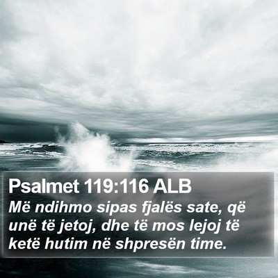 Psalmet 119:116 ALB Bible Verse Image