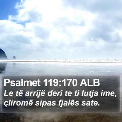 Psalmet 119:170 ALB Bible Verse Image