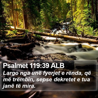 Psalmet 119:39 ALB Bible Verse Image