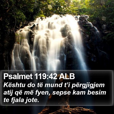 Psalmet 119:42 ALB Bible Verse Image