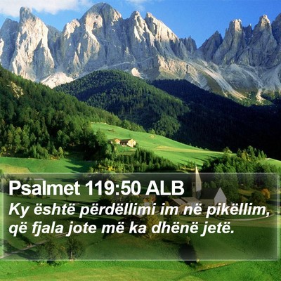 Psalmet 119:50 ALB Bible Verse Image