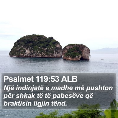 Psalmet 119:53 ALB Bible Verse Image