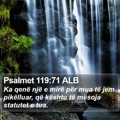 Psalmet 119:71 ALB Bible Verse Image