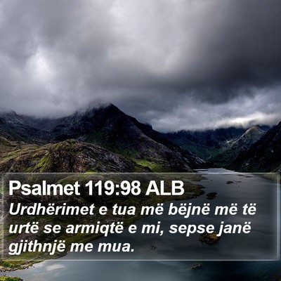 Psalmet 119:98 ALB Bible Verse Image