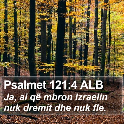 Psalmet 121:4 ALB Bible Verse Image
