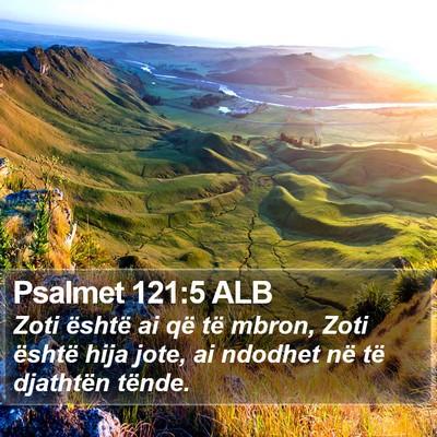 Psalmet 121:5 ALB Bible Verse Image