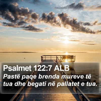 Psalmet 122:7 ALB Bible Verse Image