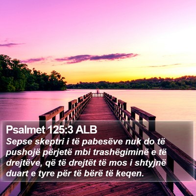 Psalmet 125:3 ALB Bible Verse Image