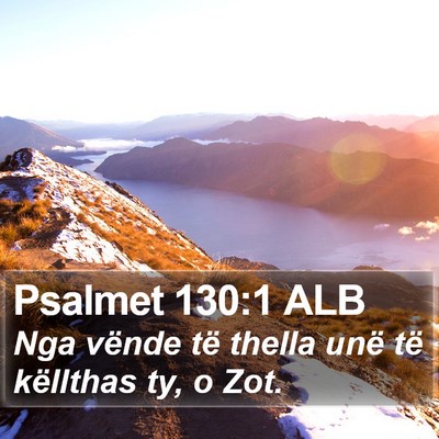 Psalmet 130:1 ALB Bible Verse Image