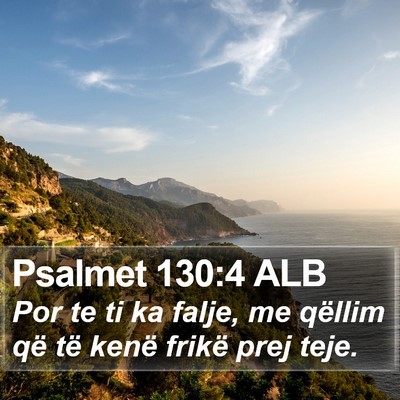 Psalmet 130:4 ALB Bible Verse Image