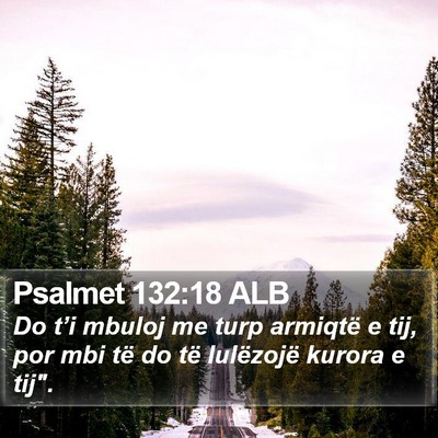Psalmet 132:18 ALB Bible Verse Image