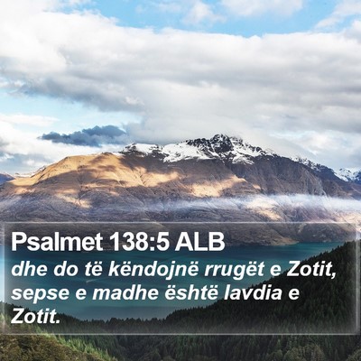 Psalmet 138:5 ALB Bible Verse Image
