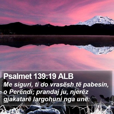 Psalmet 139:19 ALB Bible Verse Image
