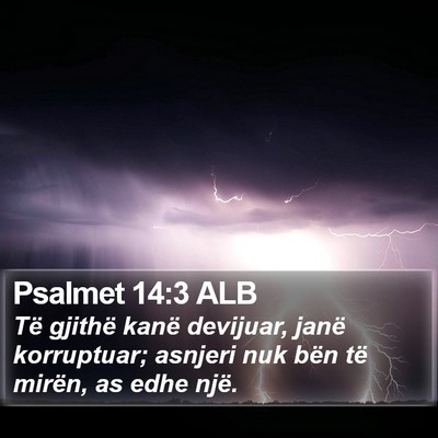 Psalmet 14:3 ALB Bible Verse Image