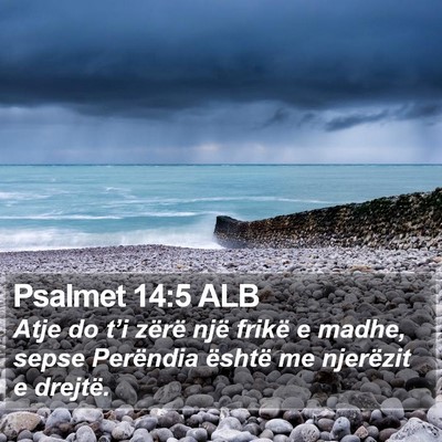 Psalmet 14:5 ALB Bible Verse Image