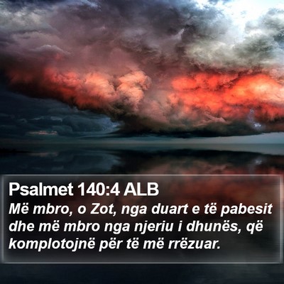 Psalmet 140:4 ALB Bible Verse Image
