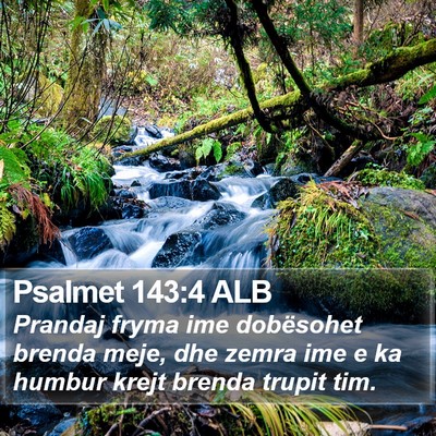 Psalmet 143:4 ALB Bible Verse Image