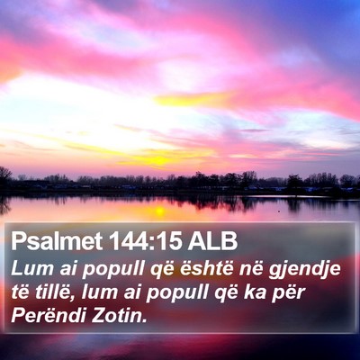 Psalmet 144:15 ALB Bible Verse Image