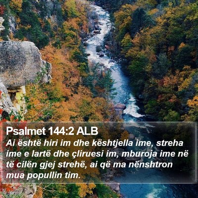 Psalmet 144:2 ALB Bible Verse Image