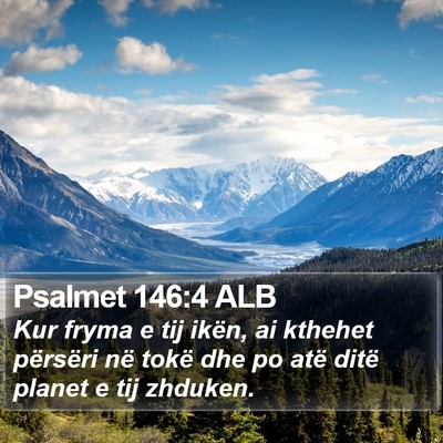 Psalmet 146:4 ALB Bible Verse Image
