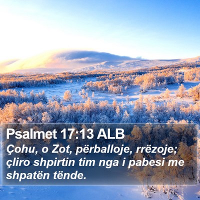 Psalmet 17:13 ALB Bible Verse Image