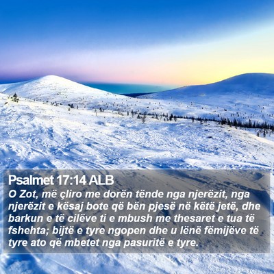 Psalmet 17:14 ALB Bible Verse Image