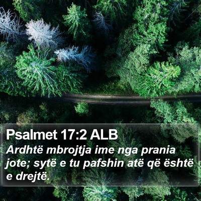 Psalmet 17:2 ALB Bible Verse Image
