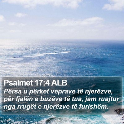 Psalmet 17:4 ALB Bible Verse Image