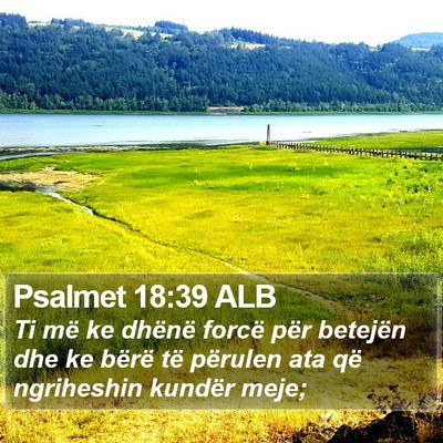 Psalmet 18:39 ALB Bible Verse Image